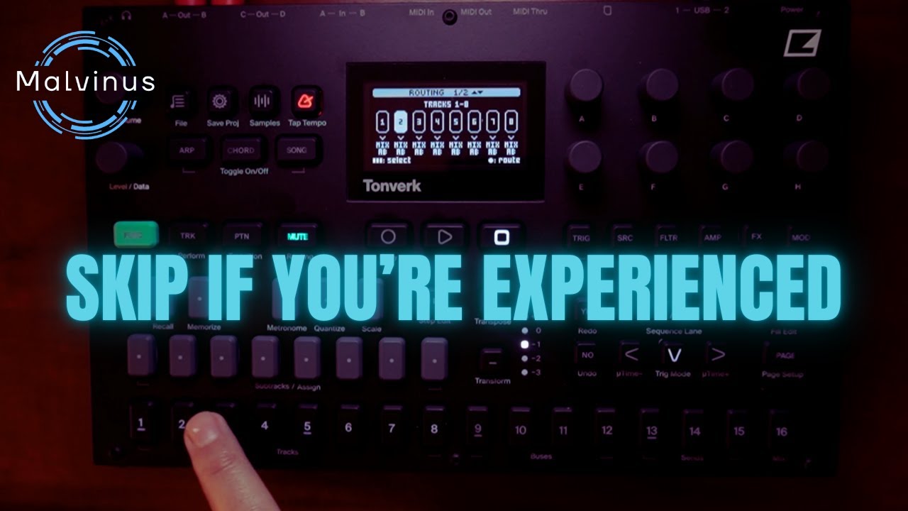 How to Affect All Tracks at Once on Tonverk &ndash; Skip if You&rsquo;re Experienced