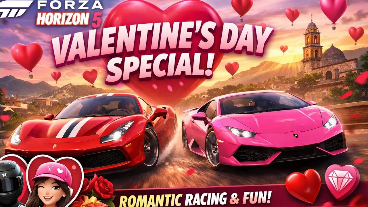 ❤️ Love & Speed in Mexico! | Forza Horizon 5 Valentine’s Live! [Mala/Eng/Hin] !#mallugamer