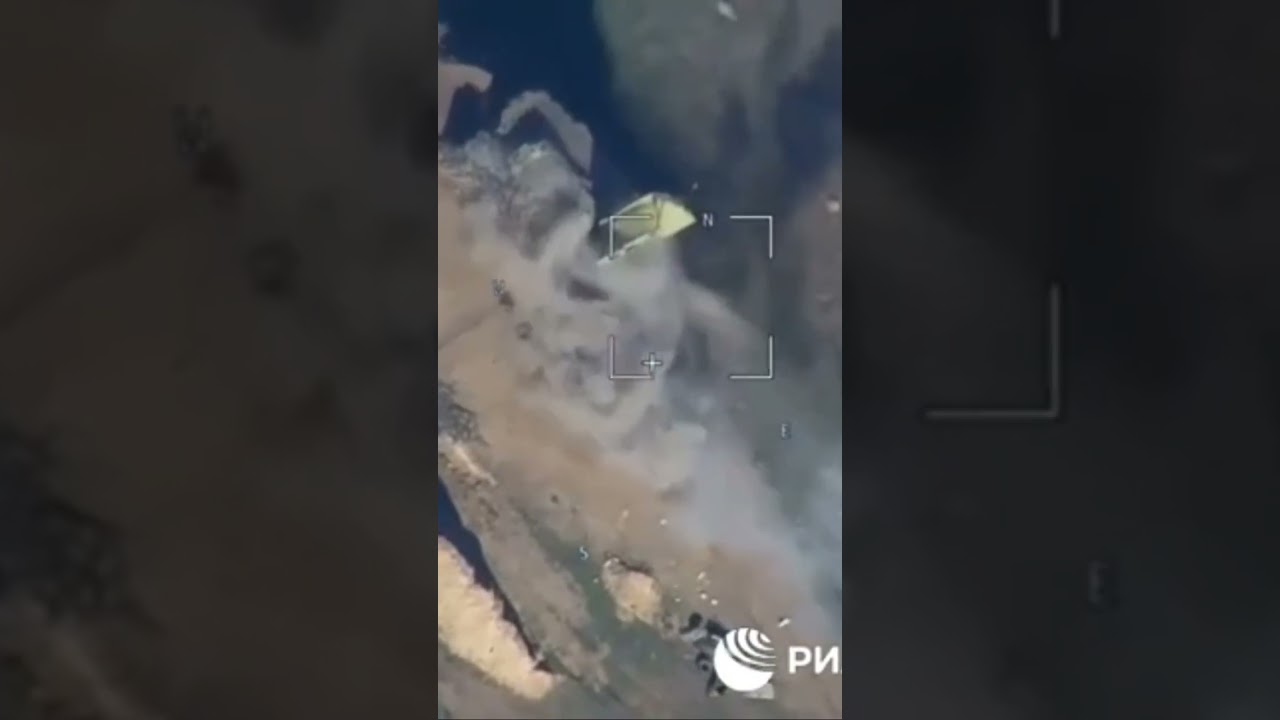 Ukraine war, Russian lancet loitering munition hit a running Ukrainian radar system, destroying it