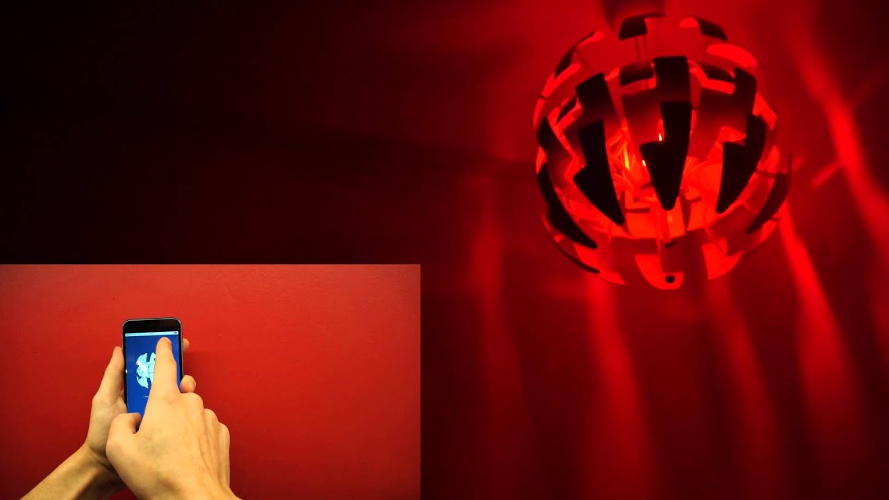 Death Star Lamp controlled by App