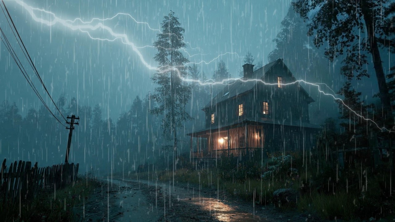 Rain & Thunder All Night – Insomnia Relief