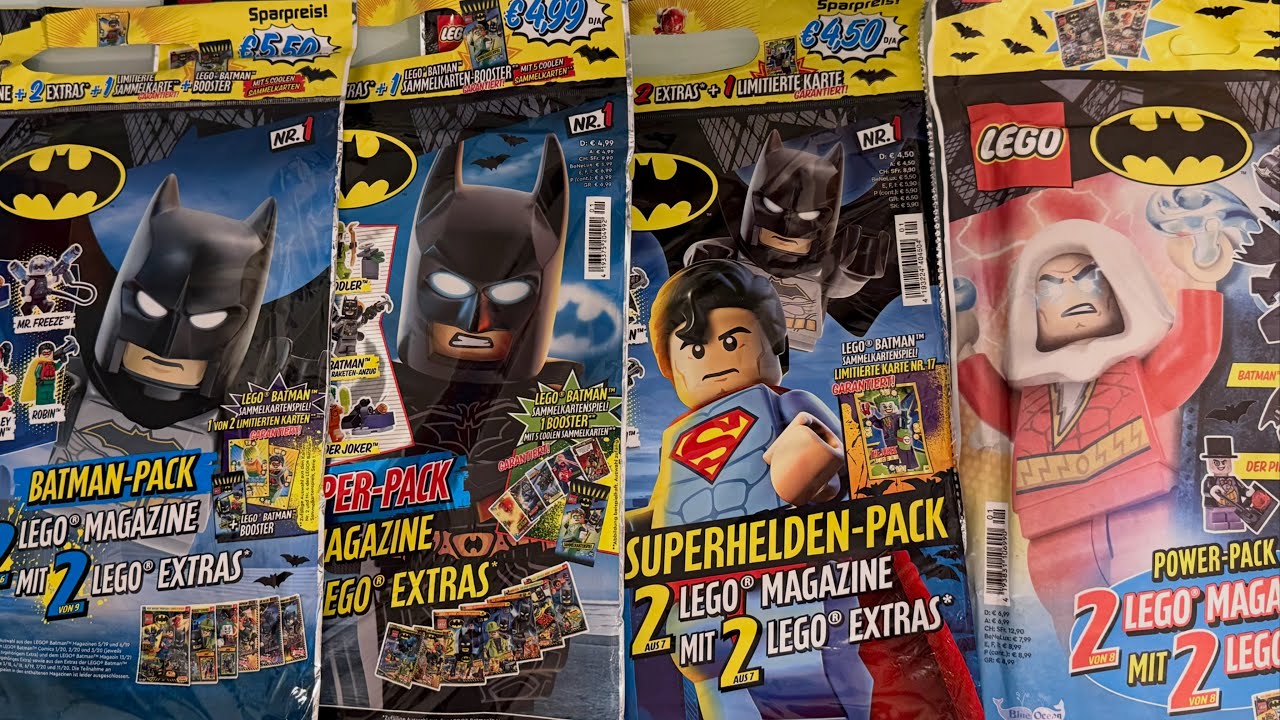 Lego Batman 4 verschiedene Wundertüten auspacken
