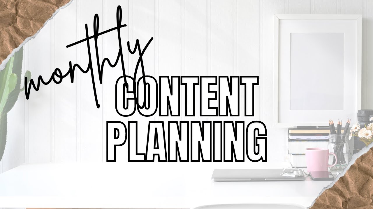Monthly Content Planning | Plan with me | Live Stream