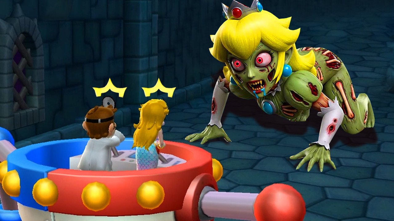 Mario Party 9 Minigames Showdown - Mario Vs Princess Mermaid (Master Difficulty)