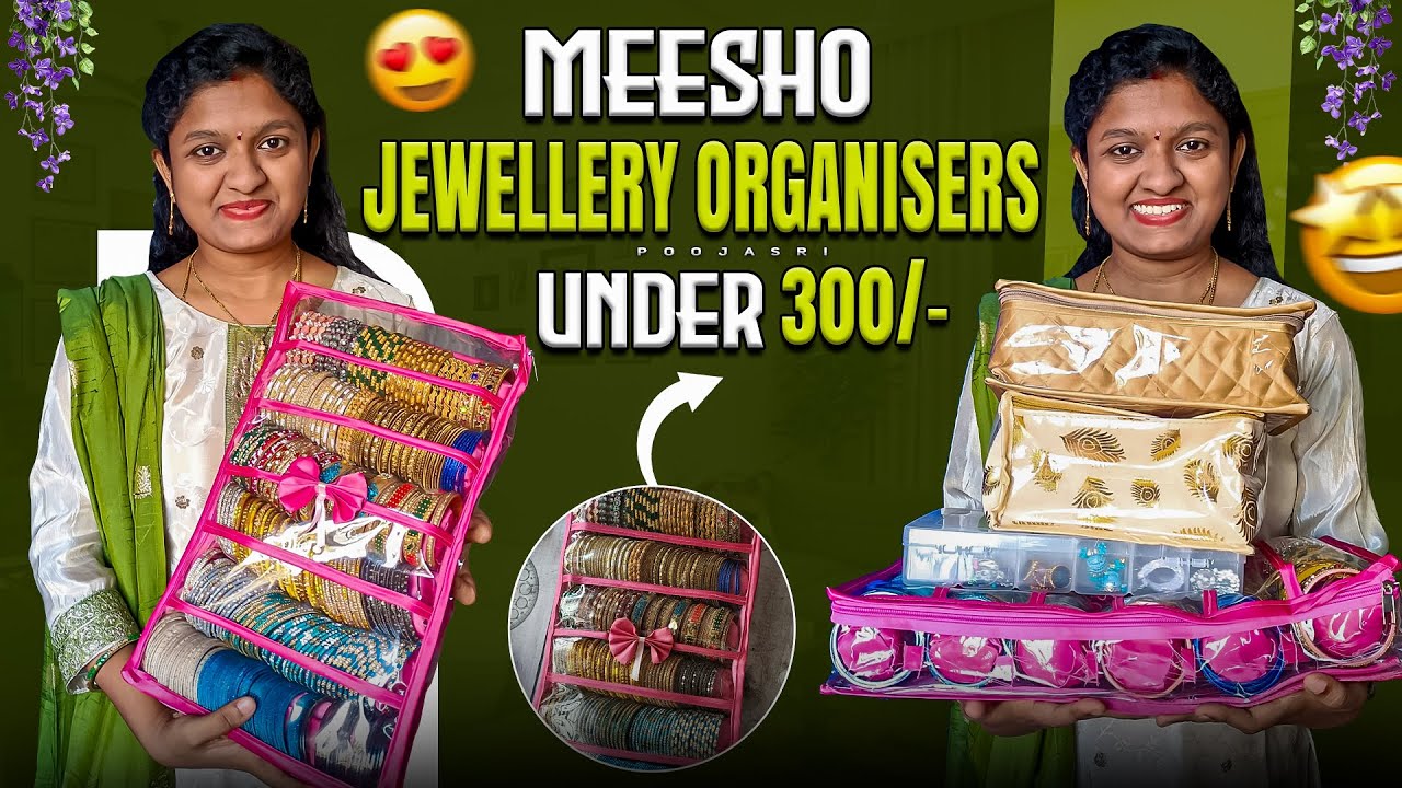 Affordable Jewellery Organizer Boxes Under ₹300 | Meesho Review & Unboxing 💍✨