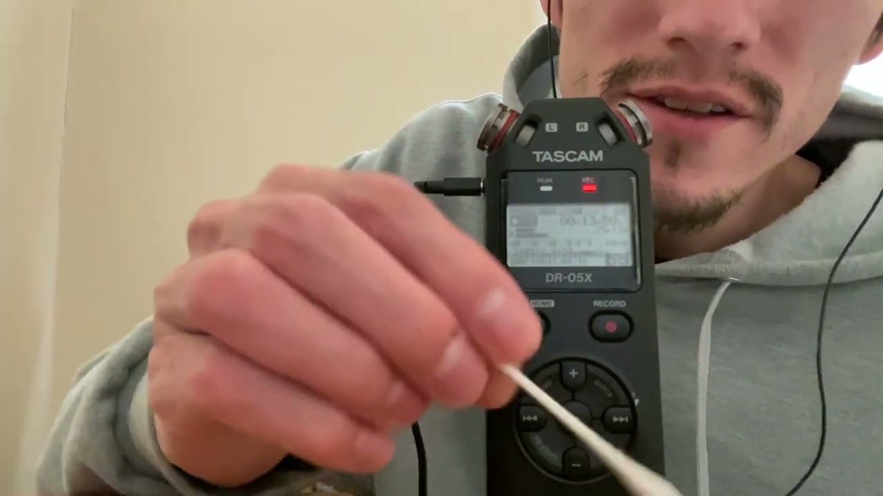 ASMR Sound Whisper and Face Trace for Tingles
