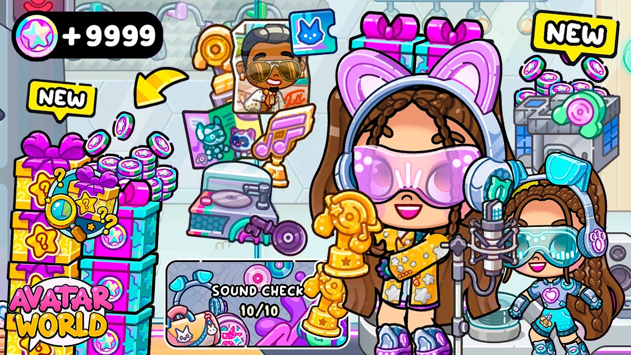 Como CONSEGUIR TODAS LAS MONEDAS Y SECRETOS de MIC ESTUDIO GRABACION 🤩 Actualizacion en Avatar World