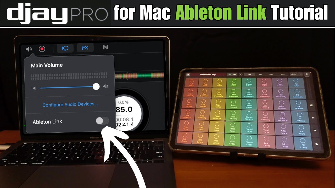 Учебное пособие по Djay Pro для Mac Ableton Link