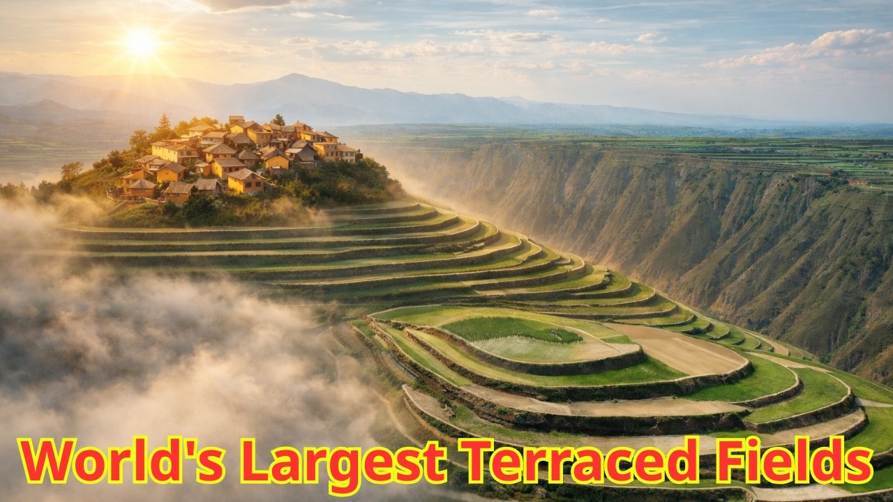Epic Terraces Carved Into the Sky
