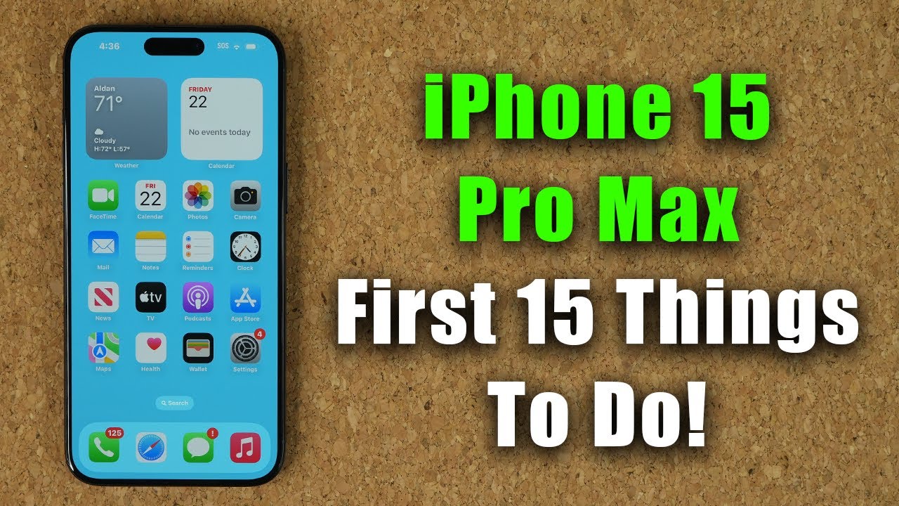 iPhone 15 Pro Max — первые 15 дел!