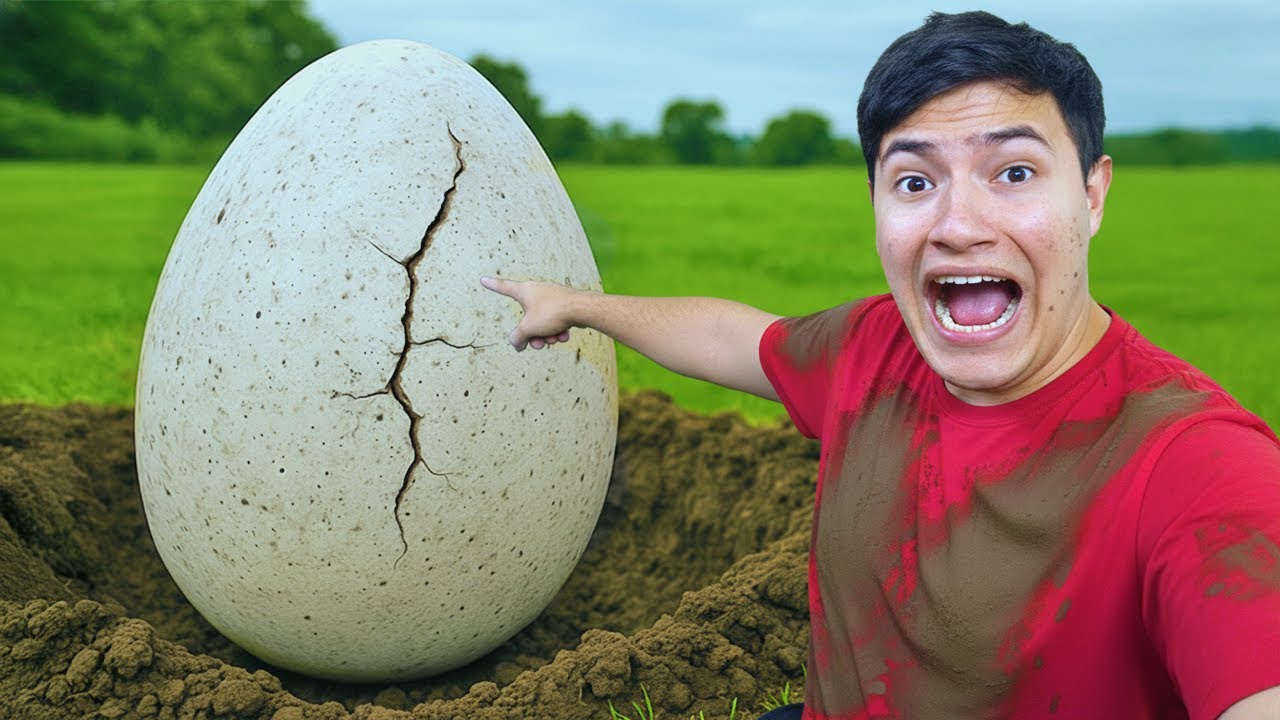 ENCONTREI O GIGANTE OVO DE GODZILLA NA VIDA REAL!