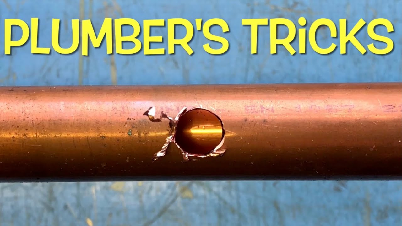 How to solder a hole in a copper pipe. Plumber's Tricks. DIY