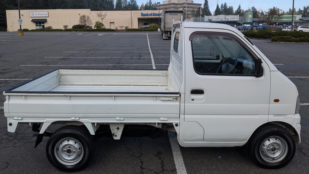 2000 Suzuki Carry Truck 5MT 4x4 Hi-Lo WALKAROUND 