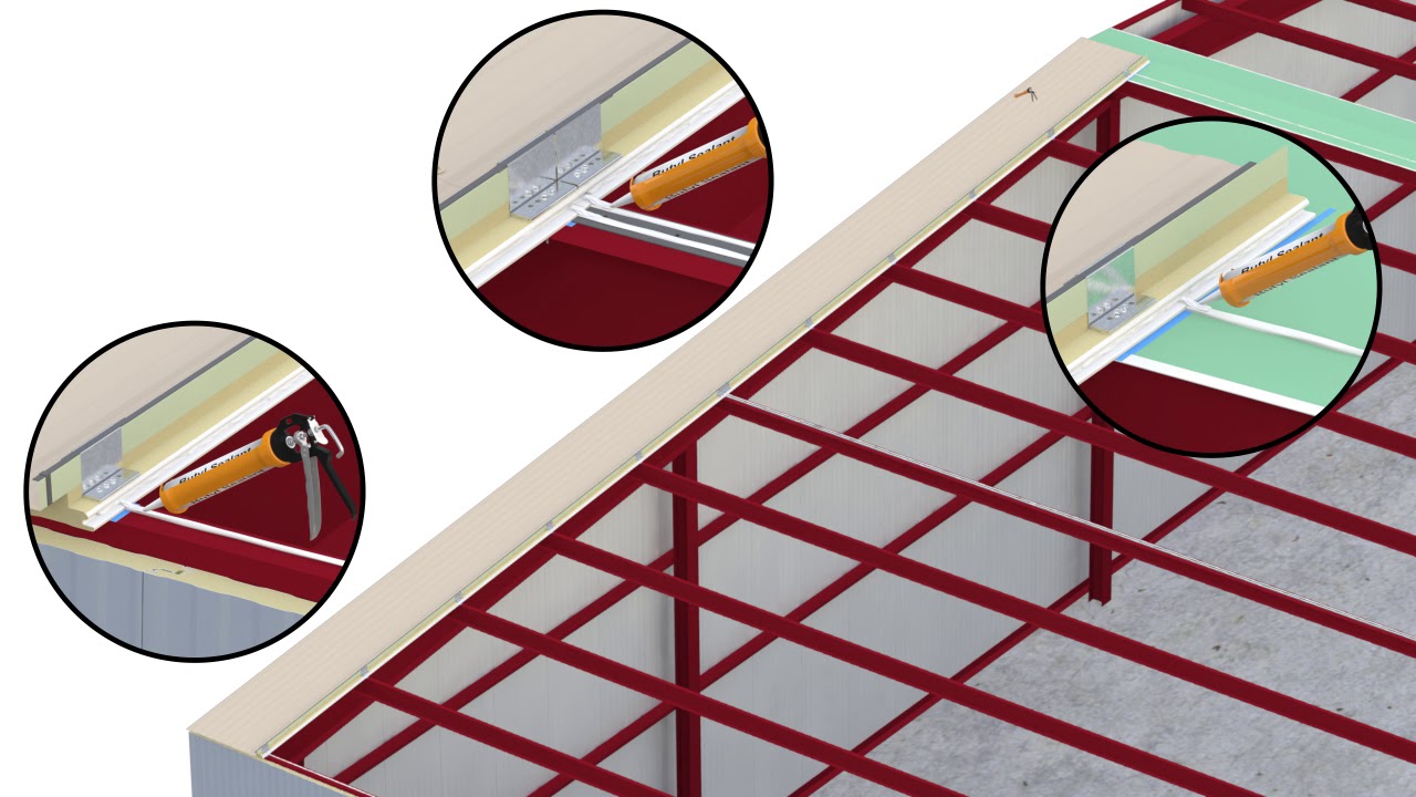 Insulated Roof Panel Installation