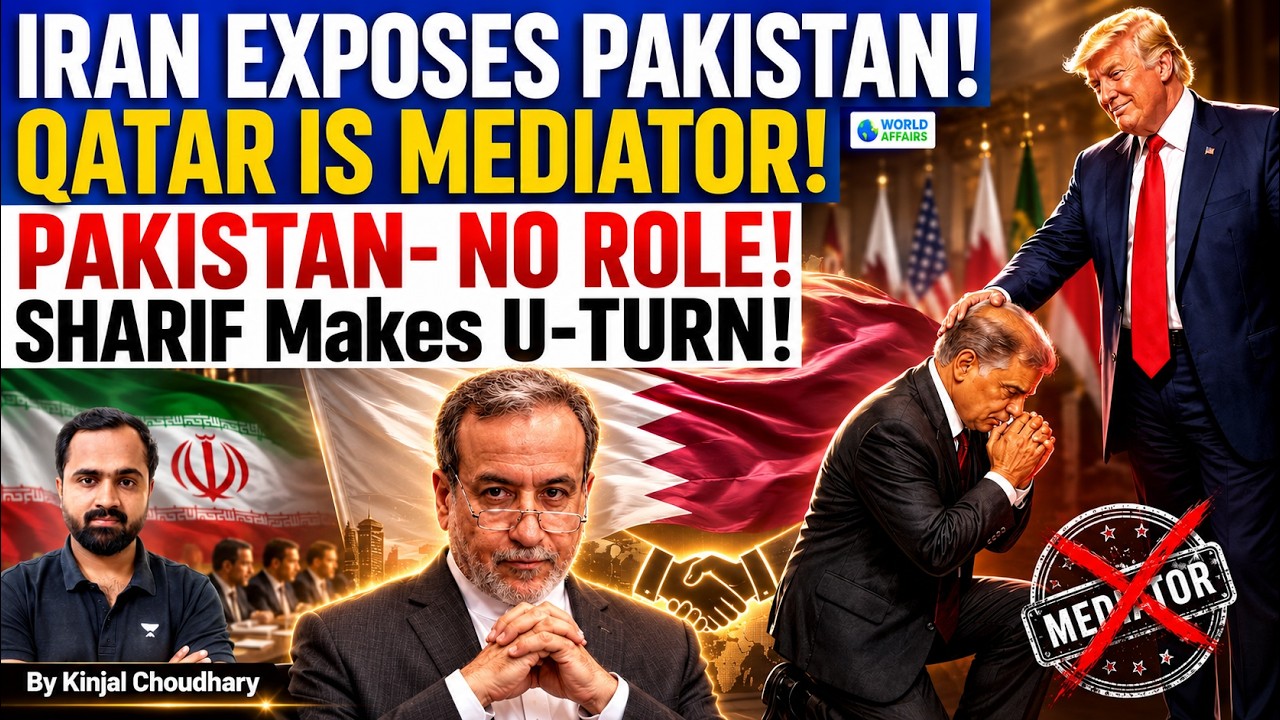 IRAN SCHOOLS PAKISTAN - Qatar Is Real Mediator, Pak Not Aware Of MoU! Shehbaz Sharif U-Turn | Kinjal