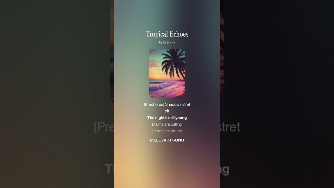 Tropical Echoes