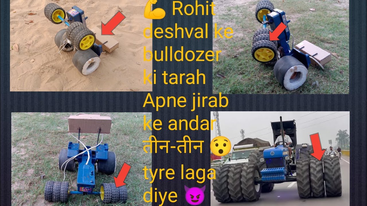 🚜 Rohit deshval ke bulldozer ki tarah Apne giraffe ke andar तीन-तीन tyre laga diye 💪