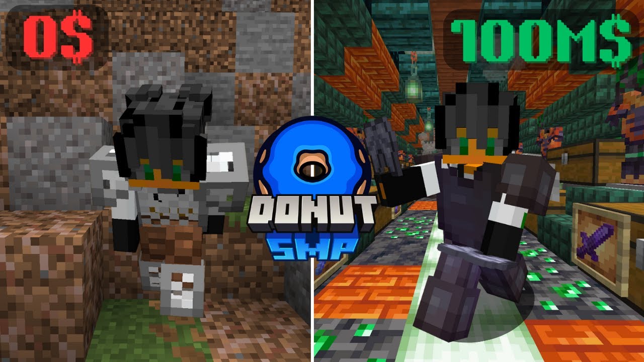 0$ To 100M$ On The Donut SMP