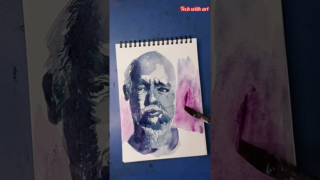 জল রঙে মানুষ আঁকা 🤷 সহজ ভাবে 🎨