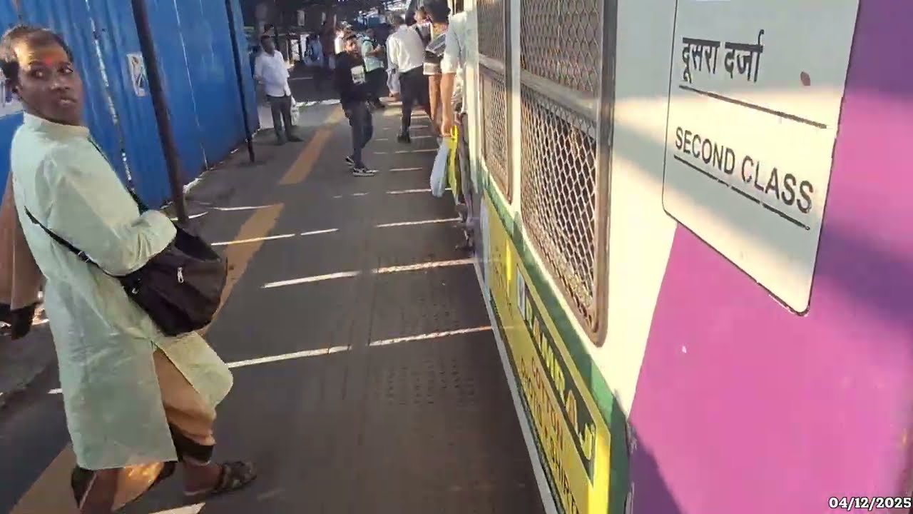 Mumbai local train video|Mumbai Bhayander Station to Naigaon Station #bhayander#Naigaon#mumbailocal 