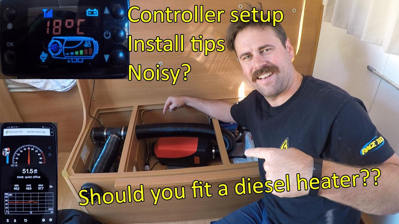 Diesel Heater Caravan Installation Review Settings Adjustments. Jayco Caravans