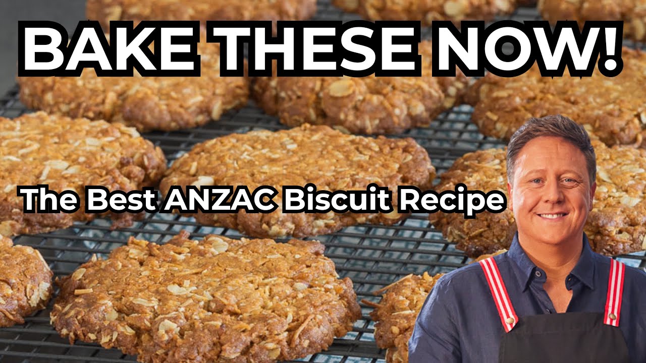 The Best ANZAC Biscuit Recipe | Easy, Chewy & Golden by Darren Purchese