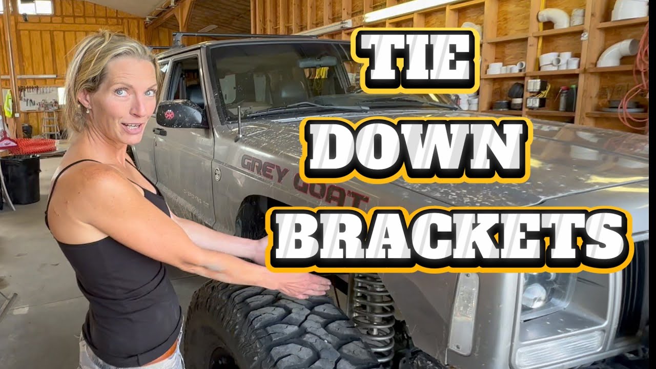 WELDING TIE DOWN BRACKETS, TRIMMING FENDERS AGAIN! (FILMED SEPT 2024 IN MONTANA)