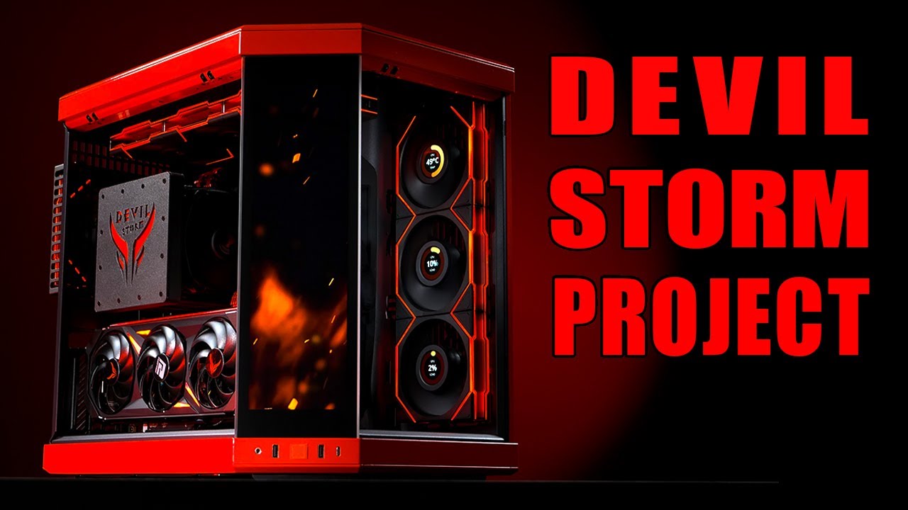 Modded Hyte Y70 Touch Gaming PC build | AMD Ryzen 7 7800X3D | RX 7900XTX | 7TB SSD | 8TB HDD