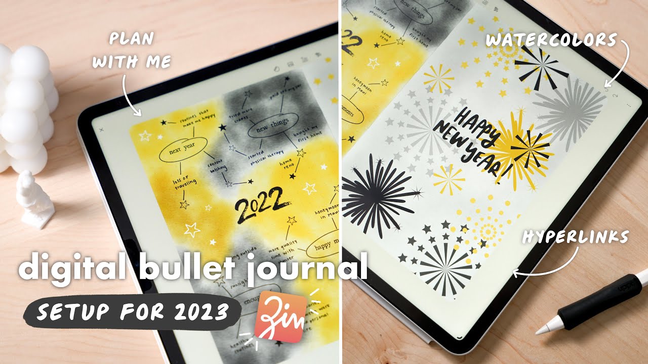 Настройка моего цифрового Bullet Journal 2023 &mdash; Zinnia