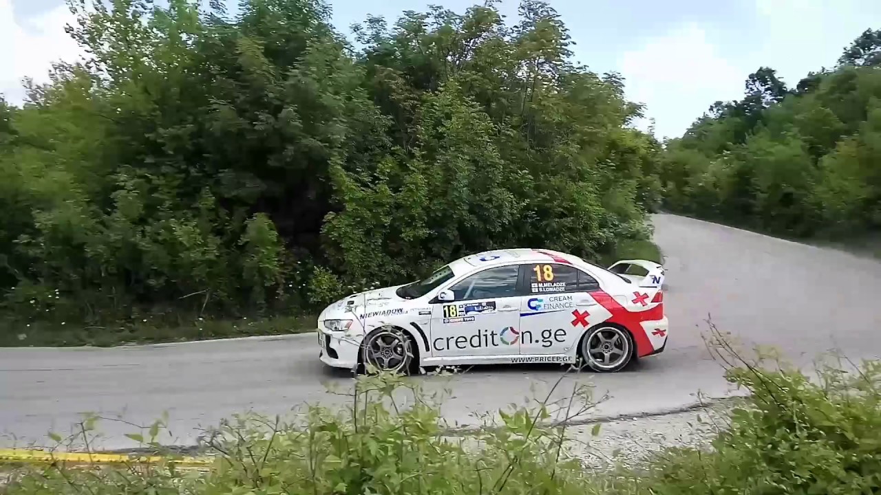 Alexandar Lomadze Mevludi Meladze Mitsubishi Lancer Evo X - rally Bulgaria 2017