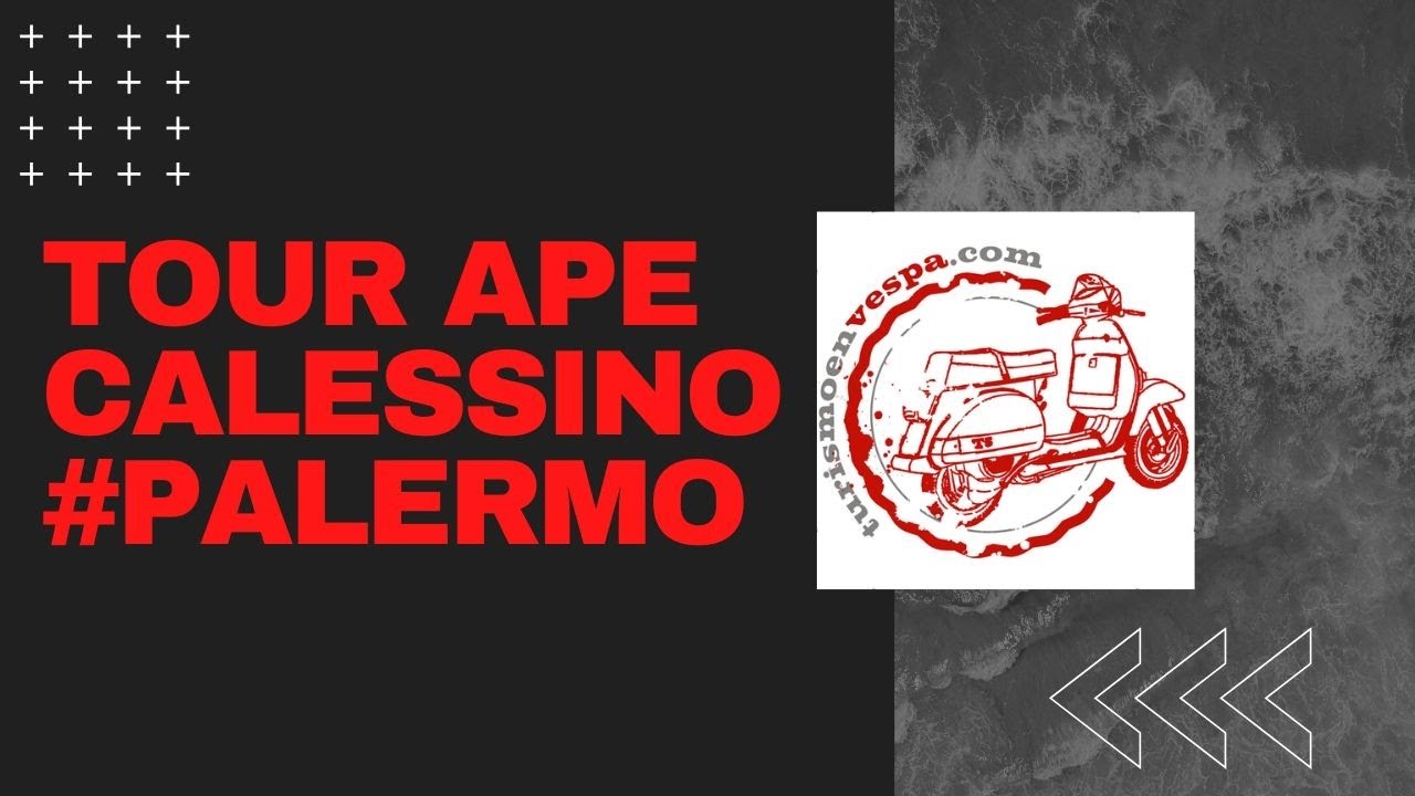 Palermo en #Motocarro Vespa Ape Calessino - Road Trip Palermo