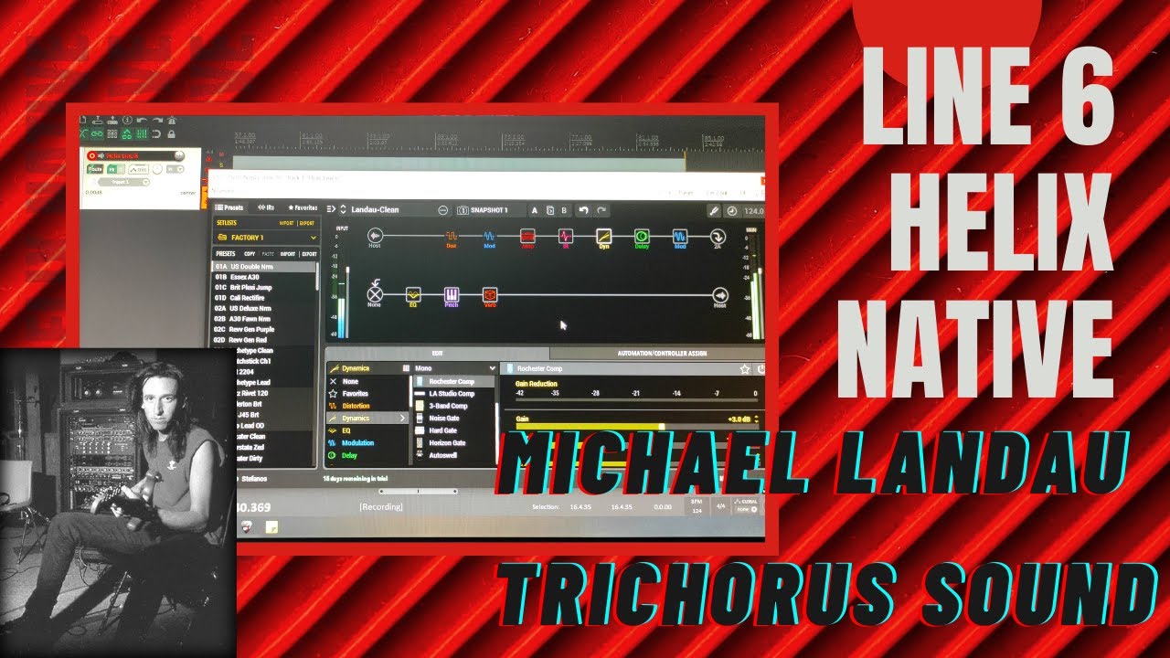 Line 6 Helix ''How to'' have the Michael Landau trichorus sound from the song ''I Don't Care''