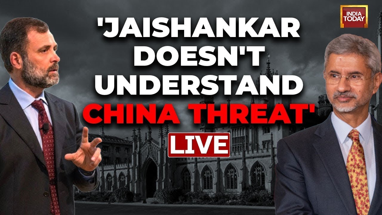 Live: Rahul Gandhi Slams Jaishankar | Rahul Gandhi Insulted The Indian Democracy? |China Controversy