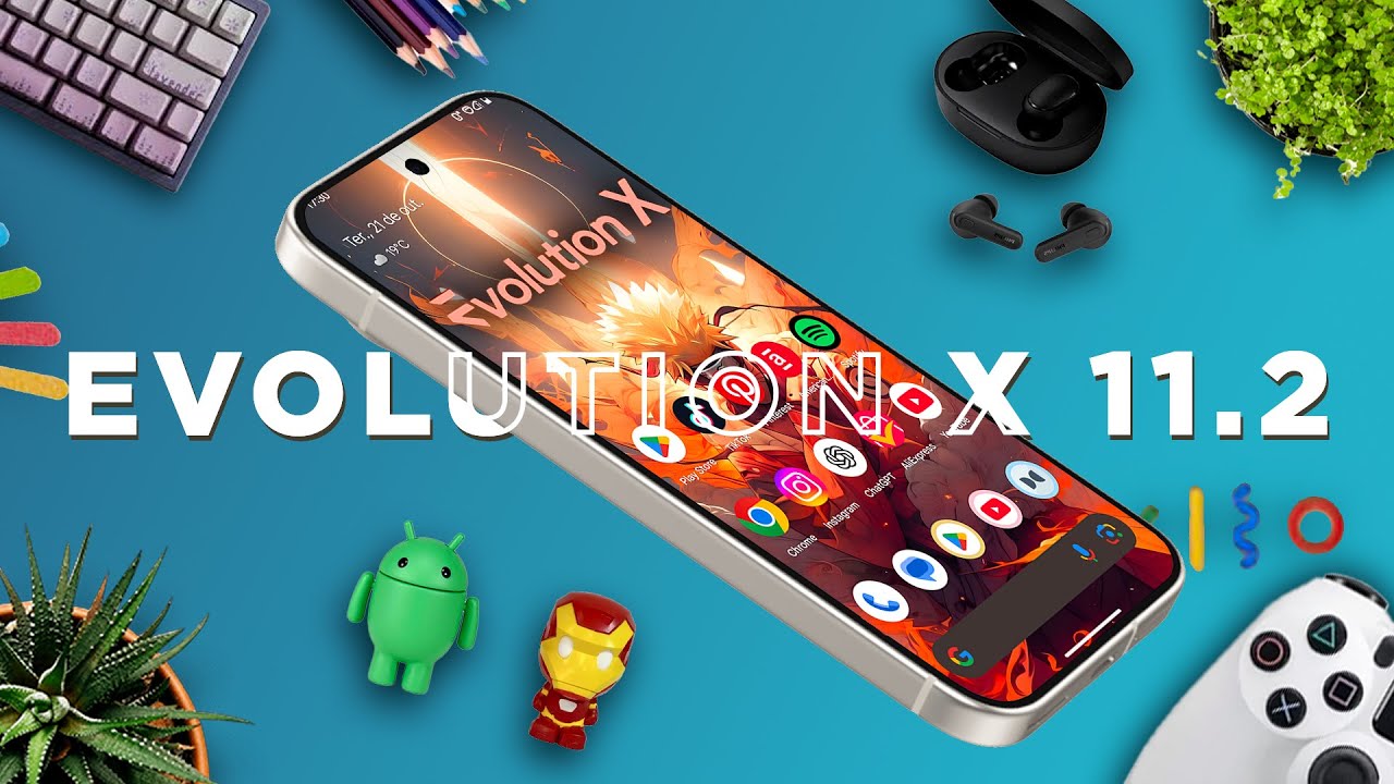 A ROM MAIS FLUIDA com ANDROID 16 até agora: EVOLUTION X 11.2