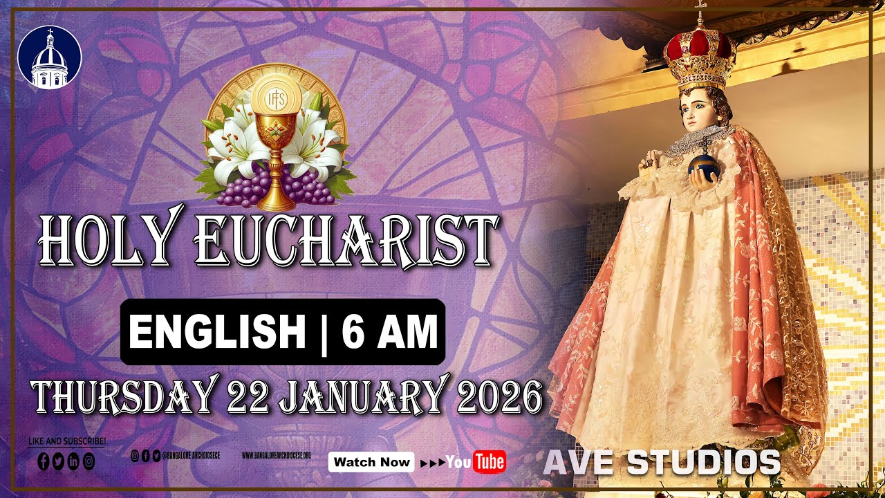 22.01.2026 | English Live Mass | Rev. Fr. George Sudeep Paul