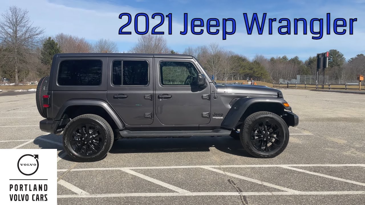 Granite Crystal Metallic 2021 Jeep Wrangler Sahara Unlimited / Walkaround with Heather