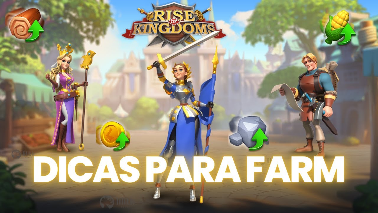 CRIANDO UMA CONTA FARM | PORQUE PRECISAMOS DE CONTAS FARMS NO RISE OF KINGDOMS