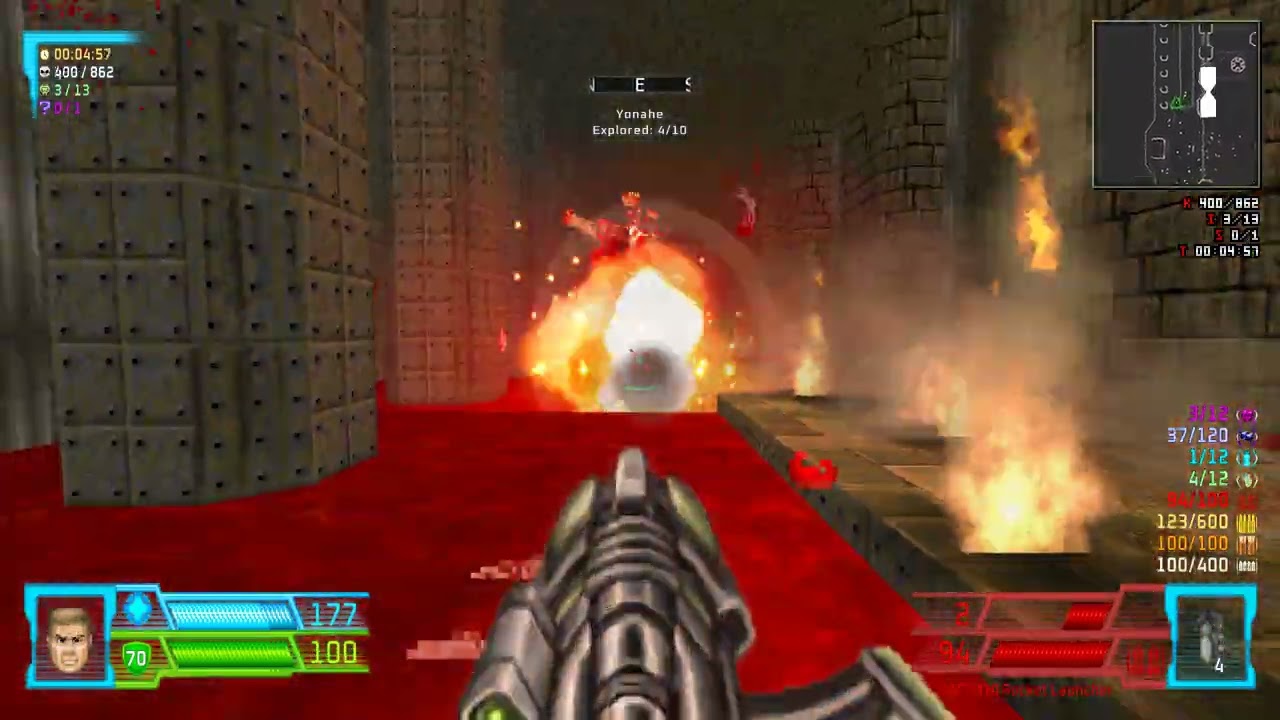 Doom II: Slaughterfest 3 - MAP09: Yonahe