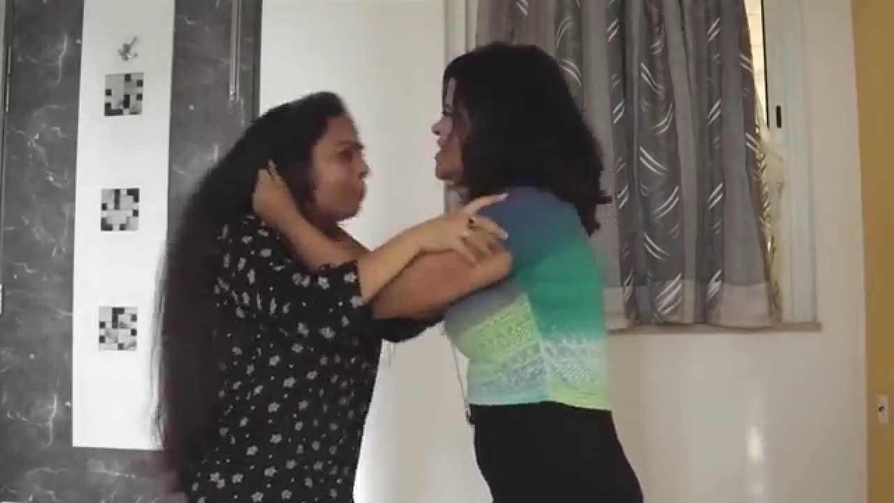 Catfight between 2 girls   Clothes orn apart MUST WATCH