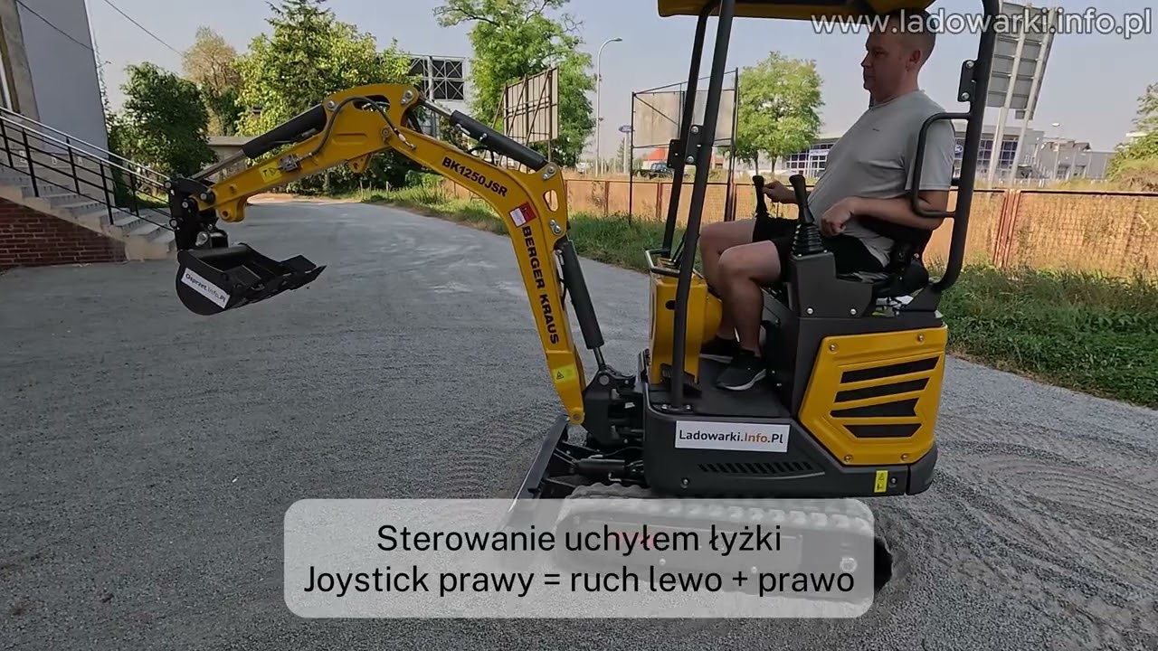 Jak sterować minikoparką? - Pokaz sterowania  - BK1250JSR JOYSTICK  - 2024