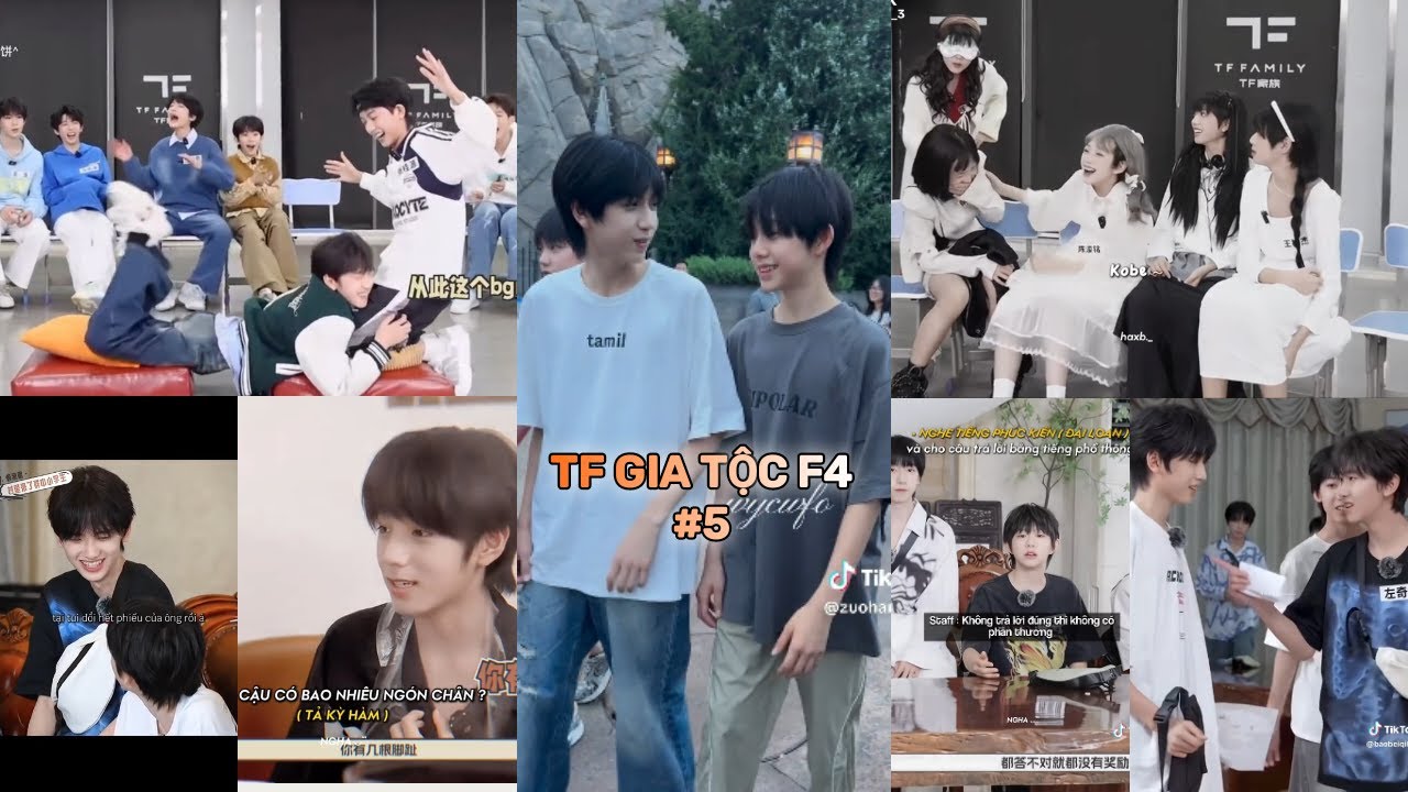 [TikTok] TF Gia Tộc F4 #5| Hội anh em này mạnh, mạnh ai người nấy hài+vô tri
