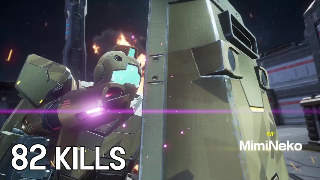 【Gundam Evolution】GM Gameplay | 82 Kills | No Commentary