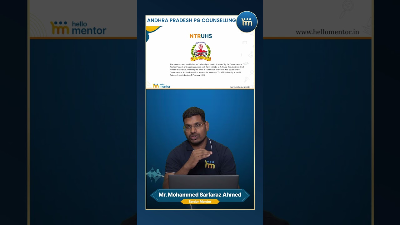 Andhra Pradesh NEET-PG Counseling 2025 | Eligibility, Seats & Fees #NEETPG2025 #NEETPGCounseling