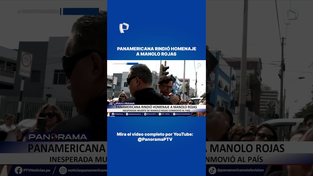 Panamericana rindi&oacute; homenaje a Manolo Rojas