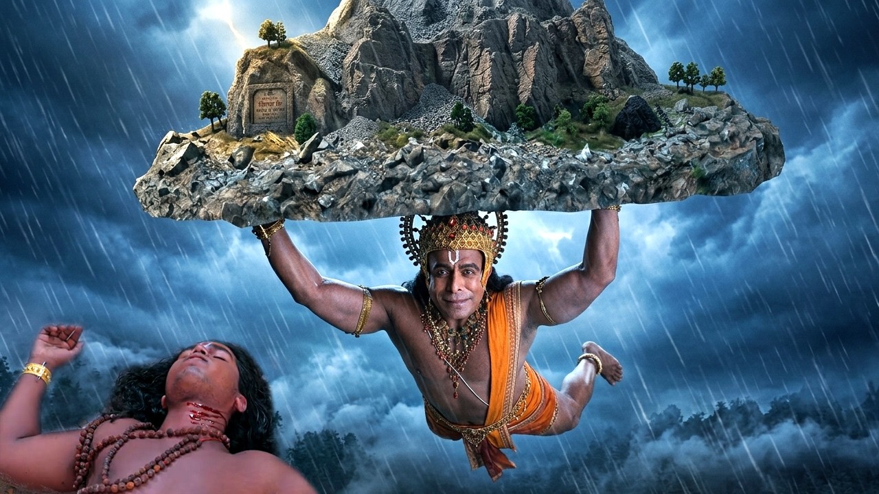 राम सेतु बनाने के लिए हनुमान कहाँ से पहाड़ उठाकर लाये थे | Siya Ram Katha | Ram Hanuman Katha |