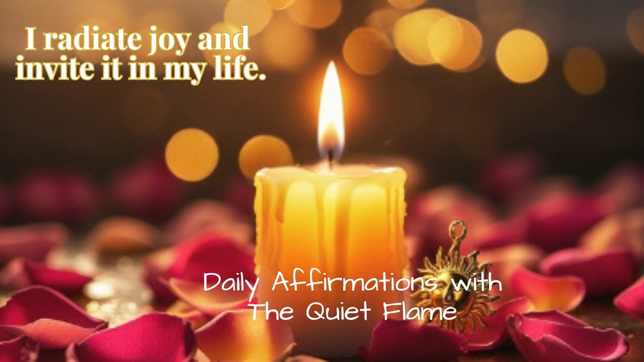 I radiate joy and invite it in my life.