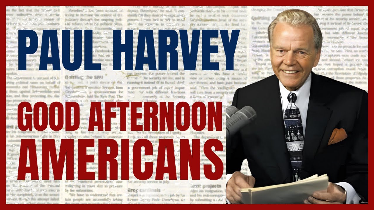 Paul Harvey: Final Speech to His Fellow Broadcasters