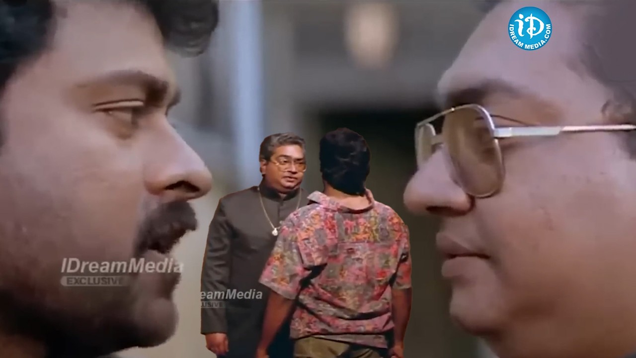 Gang Leader Movie Mass Scenes || Chiaranjeevi Mass Waarning to vilan || Chiranjeevi | Vijayashanthi