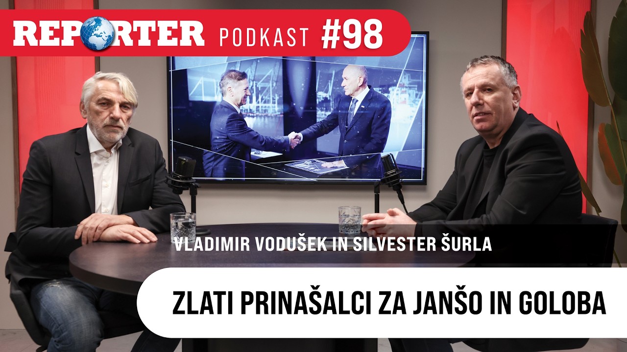 Reporter podkast #98: Zlati prinašalci za Janšo in Goloba