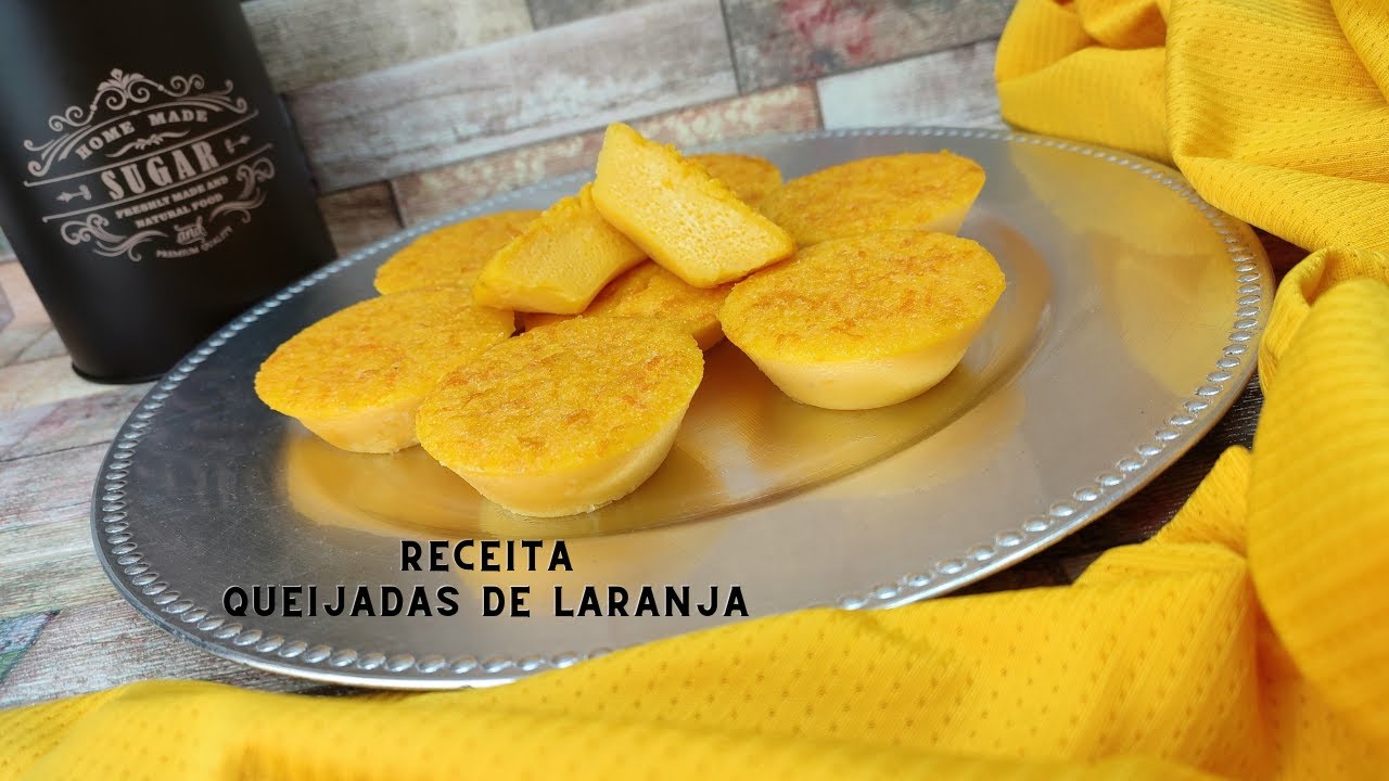 Aprenda aqui a fazer as famosas e deliciosas Queijadas de Laranja portuguesas! 😊